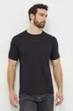 črna Kratka majica za vadbo Calvin Klein Performance Moški