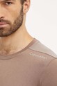 Tréninkové tričko Calvin Klein Performance 00GMS4K164 hnědá