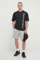 Bombažna kratka majica Calvin Klein Performance črna