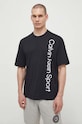 Calvin Klein Performance t-shirt bawełniany czarny 00GMS4K173