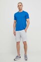 Tréningové tričko Calvin Klein Performance 00GMS4K178 modrá SS24