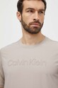 Odzież Calvin Klein Performance t-shirt treningowy 00GMS4K189 beżowy