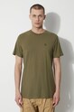 Fjallraven tricou Hemp Blend verde F12600215.620