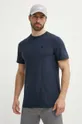 blu navy Fjallraven t-shirt Hemp Blend