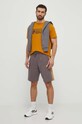 Fjallraven tricou Lush Logo T-shirt F12600219.166 galben SS25