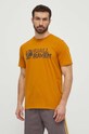 Fjallraven tricou Lush Logo T-shirt galben F12600219.166