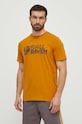 Fjallraven tricou Lush Logo T-shirt galben F12600219.166