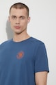 Majica kratkih rukava Fjallraven 1960 Logo T-shirt F87313.534 plava