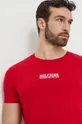 czerwony Tommy Hilfiger t-shirt bawełniany Męski