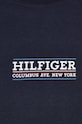 Tommy Hilfiger t-shirt bawełniany MW0MW34387 granatowy