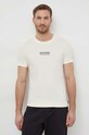 Tommy Hilfiger t-shirt bawełniany beżowy MW0MW34387