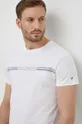 biały Tommy Hilfiger t-shirt bawełniany Męski