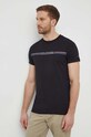 Хлопковая футболка Tommy Hilfiger хлопок чёрный MW0MW34428