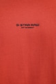 G-Star tricou din bumbac D24780.C336 portocaliu