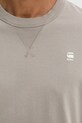 Хлопковая футболка G-Star Raw D24449.336 бежевый