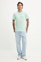 G-Star Raw pamut póló D24449.336 zöld AW25
