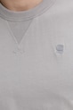 G-Star t-shirt bawełniany D24449.336 szary