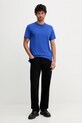 Хлопковая футболка G-Star Raw D24449.336 голубой AW25
