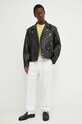 G-Star Raw t-shirt bawełniany D24449.336 zielony SS25