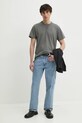 G-Star t-shirt bawełniany D24449.336 szary AW25