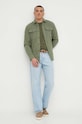 G-Star t-shirt bawełniany D24449.336 zielony AW25