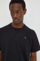 G-Star Raw t-shirt bawełniany czarny D24449.336