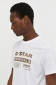 Bavlnené tričko G-Star biela D24420.336
