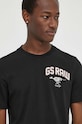 G-Star t-shirt bawełniany czarny D24424.C372