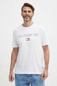 Tommy Hilfiger tricou din bumbac alb MW0MW34427