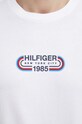 Хлопковая футболка Tommy Hilfiger бежевый MW0MW34429