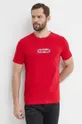 czerwony Tommy Hilfiger t-shirt bawełniany Męski