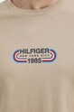 Бавовняна футболка Tommy Hilfiger бежевий MW0MW34429