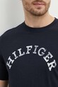Tommy Hilfiger tricou din bumbac MW0MW34432 bleumarin