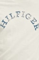 Tommy Hilfiger t-shirt bawełniany MW0MW34432 beżowy