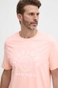 Tommy Hilfiger t-shirt bawełniany różowy MW0MW34437