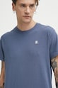 G-Star tricou din bumbac bleumarin D16396.D565
