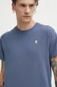 mornarsko modra Bombažna kratka majica G-Star Raw