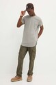 G-Star t-shirt bawełniany D16396.D565 beżowy SS24