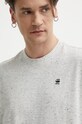 G-Star t-shirt bawełniany szary D16396.D565