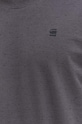 Βαμβακερό μπλουζάκι G-Star D16396.D565 γκρί