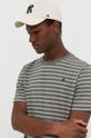 Pamučna majica G-Star Raw D24445.C339 siva