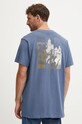 Îmbrăcăminte G-Star tricou din bumbac D24425.C336 albastru