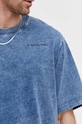 Βαμβακερό μπλουζάκι G-Star D24436.D588 μπλε