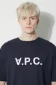 A.P.C. tricou din bumbac T-Shirt River De bărbați