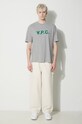 A.P.C. cotton t-shirt T-Shirt River COFDW.H26324.PLB gray SS24