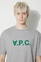 Bavlnené tričko A.P.C. T-Shirt River Pánsky