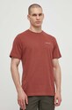 Columbia t-shirt sportowy Thistletown Hills bordowy 1990751