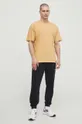 Βαμβακερό μπλουζάκι Columbia Black Butte κίτρινο