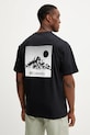 Abbigliamento Columbia t-shirt in cotone Black Butte 2071701 nero
