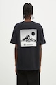 Odzież Columbia t-shirt bawełniany Black Butte 2071701 czarny